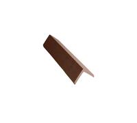 Tuda Grass Direct Composite Woodgrain Decking L/Angle Trim - Red Brown - 3.6Metres x 50mm x 50mm