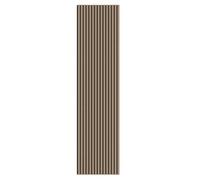 Tuda Grass Direct Luxury Acoustic Wall Slatted 3D Wood Veneer Panels Series 1-240cm x 60cm - Walnut