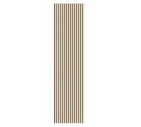 Tuda Grass Direct Luxury Acoustic Wall Slatted 3D Wood Veneer Panels Series 1-240cm x 60cm - Washed Oak