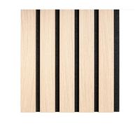 Tuda Grass Direct Premium Acoustic Wall Slatted 3D Wood Veneer Panels - Light Oak Sample