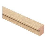 Tuda Grass Direct Premium Acoustic Wood Wall Panel End Bar Piece Trim 260cm - Light Oak