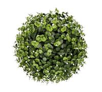 Tuda Grass Eucalyptus with White Buds Artificial Topiary Ball 40cm