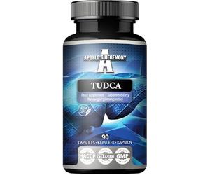 Tudca 100mg - 90 Vegan Capsules - A Bile Salt Dietary Supplement to Support Digestion and Liver Function - 3 Months Supply - by Apollo's Hegemony