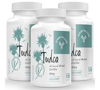 TUDCA Liver Supplements 1000 mg Per Serving (180 Capsules, 3 Pack), Tauroursodeoxycholic Acid with Humic and Fulvic, Herbal Blend, for Detox Cleanse, Digestive Health