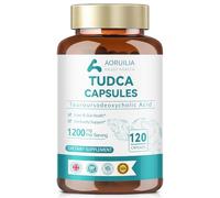 TUDCA Supplement, Tauroursodeoxycholic Acid Complex 1200mg Per Servings, Bile Salts for Liver & Gut Health Support, 120 Capsules