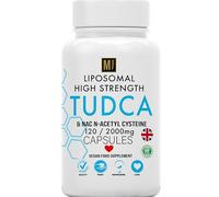 TUDCA | Tauroursodeoxycholic Acid (2000mg) | 120 High Strength Capsules | 1-A-Day 4 Months Supply | Bile Salt Liver Health | NAC N-Acetyl Cysteine | Non-GMO, Vegan, Liposomal Max Absorption UK Company