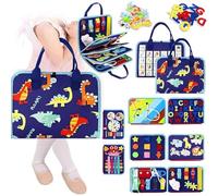 Tudegy Busy Board Montessori Toys,Sensory Toys For Toddlers,Sensory Board Educational Activities Toy,for Fine Motor Skills Learning