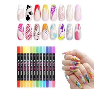 Tudegy Glitter Effect Brush Markers,Dual Tip Metallic Shimmer Pens Set,24/48/72/96 Colors Dual Tip Glitter Pens Set,Metallic Sparkle Markers for Cards,DIY Crafts,Writing (Double headed 24 color)