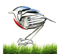 Tudegy Metal Art Sculpture - Handcrafted Bird Statue,Hope Wings,Decorative Steel Craft,Unique Home Decor for Garden, Patio, or Office Desk (1PCS)