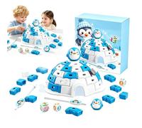 Tudegy Penguin Trap Game,Interactive Trap Break Ice Game,Fun Tabletop Puzzle for the Whole Family (Blue | B)