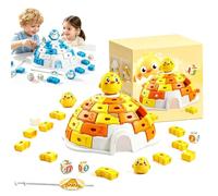Tudegy Penguin Trap Game,Interactive Trap Break Ice Game,Fun Tabletop Puzzle for the Whole Family (Yellow | B)