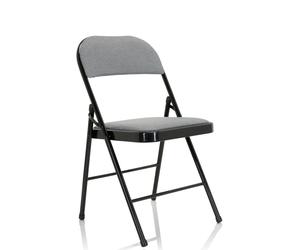 TUDELA II Fabric - Folding chair Light Grey