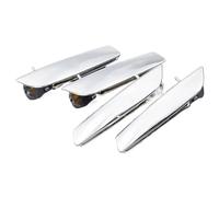 TUDEXX Car Interior Door Handles Compatible with Chevrolet for Suburban 2500 2007 2008 2009 2010 2011 2012 2013 4 Pcs Chrome Inside Door Handle Lever Left Right(4 Pcs Front Rear Kit)