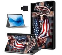 Tudguiloae for iPad Air 11 2024 Case, Fashionable Personalized for iPad Air Protective Case, PU Leather Material for iPad Cover (Jesus Redemption)