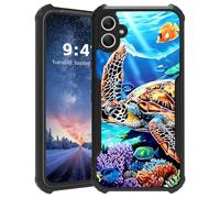 Tudguiloae for Samsung Galaxy A05 Phone Case, Lightweight Slim Soft TPU and Hard Plastic, Shockproof Four Corner Anti-Fall Protective Cover for A05, Parade Turtle Pattern Design