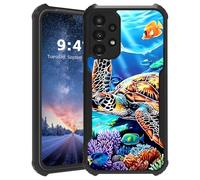 Tudguiloae for Samsung Galaxy A13 Phone Case, Lightweight Slim Soft TPU and Hard Plastic, Shockproof Four Corner Anti-Fall Protective Cover for A13, Parade Turtle Pattern Design