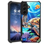 Tudguiloae for Samsung Galaxy A26 Phone Case, Lightweight Slim Soft TPU and Hard Plastic, Shockproof Four Corner Anti-Fall Protective Cover for A26, Parade Turtle Pattern Design