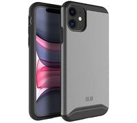 TUDIA DualShield Designed for iPhone 11 (6.1 inch) Case, [Merge] Dual Layer Heavy Duty Protection Military Grade Shockproof Slim Fit Soft TPU Hard PC Shell Protective Phone Cover - Metallic Slate