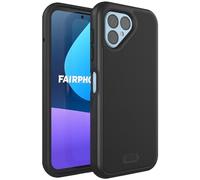 TUDIA DualShield Grip Designed for Fairphone 5 Case (2023), [MergeGrip] Military Grade Dual Layer Shockproof Slim Tough Heavy Duty Protective Phone Case Cover (Black)