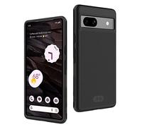 TUDIA DualShield Grip Designed for Google Pixel 7a Case (2023), [MergeGrip] Military Grade Dual Layer Shockproof Slim Tough Non-Slip Heavy Duty Protective Phone Case Cover - Matte Black