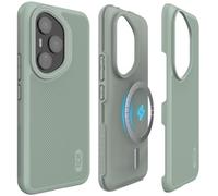 TUDIA DualShield Grip Designed for Honor 400 Pro Case 5G (2025), [Magsafe Compatible] Military Grade Dual Layer Shockproof Tough Heavy Duty Protective Phone Cases Cover (Green Lily)
