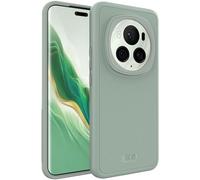 TUDIA DualShield Grip Designed for Honor Magic 6 Pro Case 5G (2024), [MergeGrip] Military Grade Dual Layer Shockproof Slim Tough Heavy Duty Protective Phone Case Cover (Green Lily)
