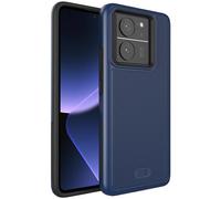 TUDIA DualShield Grip Designed for Xiaomi 13T / 13T Pro Case 5G, [MergeGrip] Military Grade Tough Shockproof Slim Dual Layer Non-Slip Heavy Duty Protective Phone Case Cover (Indigo Blue)