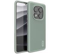 TUDIA DualShield Grip Designed for Xiaomi Redmi Note 14 Pro 5G Case (2025), [MergeGrip] Military Grade Dual Layer Shockproof Tough Heavy Duty Protective Phone Cover (Green Lily)