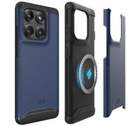TUDIA Merge Designed for Motorola Edge 2025 Case 5G - [Magsafe Compatible] Drop Tested Military Grade Dual-Layer Shockproof Heavy Duty Protective Cover for Moto Edge 2025 Cases (Indigo Blue)
