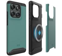 TUDIA Merge Designed for Motorola Edge 2025 Case 5G - [Magsafe Compatible] Drop Tested Military Grade Dual-Layer Shockproof Heavy Duty Protective Cover for Moto Edge 2025 Cases (Hunter Green)