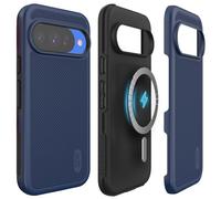 TUDIA MergeGrip for Google Pixel 10 & Pixel 10 Pro Case (2025) - [Pixelsnap and Magsafe Compatible] Military Grade Drop Tested Dual-Layer Rugged Shockproof Heavy Duty Protective (Indigo Blue)