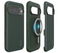 TUDIA MergeGrip for Google Pixel 10 & Pixel 10 Pro Case (2025) - [Pixelsnap and Magsafe Compatible] Military Grade Drop Tested Dual-Layer Rugged Shockproof Heavy Duty Protective (Pine Green)