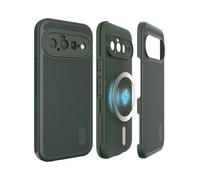 TUDIA MergeGrip Magsafe for Google Pixel 11 Case - Pine Green | Magsafe & Pixelsnap Compatible Military Grade Dual-Layer Shockproof Tough Heavy Duty Protective Phone Case Cover