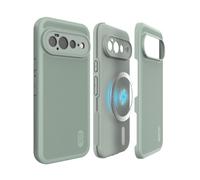TUDIA MergeGrip Magsafe for Google Pixel 11 Pro XL Case - Green Lily | Magsafe & Pixelsnap Compatible Military Grade Dual-Layer Shockproof Tough Heavy Duty Protective Phone Case Cover