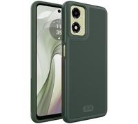 TUDIA MergeGrip [Military Grade] Designed for Motorola Moto E14 / G04 / G24 / G04s Case, [Drop Tested] Dual Layer Shockproof Slim Rugged Tough Heavy Duty Protective Phone Cases (Pine Green)
