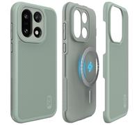TUDIA MergeGrip [Military Grade] for OnePlus 15 5G Case (2025) - [Magsafe Compatible] Dual Layer Shockproof Rugged Heavy Duty Tough Protective Phone Case Cover (Green Lily)