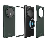 TUDIA MergeGrip V2 Compatible with Honor Magic V5 5G (2025) Phone Case [MagSafe Compatible] Dual Layer Protection Shockproof Rugged Grip Heavy Duty Cover (Pine Green)