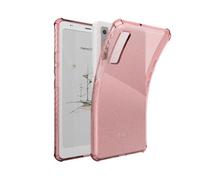 TUDIA SKN Clear Designed for Boox Palma 2 PRO Case Back Cover Shockproof Slim - [DO NOT FIT Palma 2] Anti Yellowing Silicone Gel Transparent Back Lightweight Grip TPU Bumper (Clear Pink)