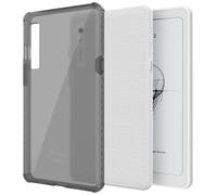 TUDIA SKN Clear Designed for Onyx Boox Palma 2 Case Back Cover, [Reinforced Corners] Shockproof Slim Anti-Yellowing Silicone Gel Transparent Back Lightweight Grip TPU Bumper (Black)