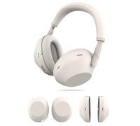 TUDIA Snap-On PC Case for Sony WH-1000XM6 (2025) Headphones - Slim Shockproof Lightweight Hard Shell Ear Cup Protectors [Left & Right Covers Only] (Beige)