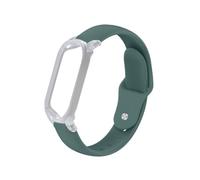 TUDIA Snap On PC Case with Adjustable Silicone Wristband Compatible with PLAUD NotePin AI Voice Recorder [for 5.6"-8.5" Wrists] Comfort Lightweight Wearable Strap Secure Fit Accessories (Dark Green)