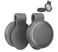 TUDIOW [2 Pack] Waterproof Clip Case Compatible with Airtag, Durable Screw-On Design, Full Protective Anti-Lost GPS Holder for Pets, Backpack, Luggage, Sports Clothing (Gray, Gray)