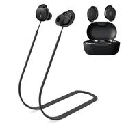 TUDIOW Anti-Lost Strap for New Bose QuietComfort Earbuds(2024) Ultra Strong Anti-Slip Sports Soft Silicone Lanyard Accessories Compatible with Bose New QuietComfort Earbuds Neck Rope Cord (black)