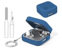 TUDIOW Portable Protective Case for Nothing Ear 3 (2025), Lightweight Silicone Cover for Nothing Ear 3 Charging Case with Carabiner & Cleaning Kit, Shockproof & Anti-Scratch (Navy Blue)