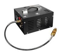 TUDIVING-4500Psi 300Bar 30Mpa Portable PCP Air Compressor High Pressure Car Pump Built-in 12V Power Adapter for Diving Tank Inflator 220V(TXES061)