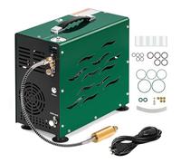 TUDIVING-PCP Air Compressor | 800W Dual-Cylinder Drive | Fast Inflation | Auto Stop | AC 220V | Built-in Fan | Small Compressor for PCP/Paintball/Air Rifle/Scuba Tank