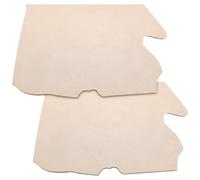 Tudomro 2 Pack Vegetable Tanned Leather Hand and Leather Craft 2/3 oz (0.8-1.2 Mm) Thick Full Grain Veg Tan Leathers Tooling Leathers Suitable for Carving Molding Dyeing Tooling(10 Sqft)