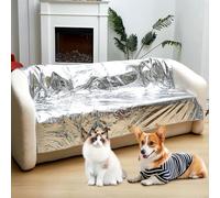 Tudomro 2 Pcs Pet Deterrent Mat for Couch Keep Dogs Off Couch Prevent Pets from Soiling Your Sofa Cat Pet Repellent Mat Pain Free Couch Covers Keep Pets Off Furniture (66 x 60 x 0.04 Inches,Cream)