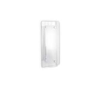 Tudor 1 Light Indoor Small Over Mirror Wall Light Glass E14 Netlighting Clear One Size