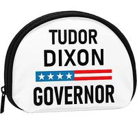 Tudor Dixon Governor Women and Girls Cute Fashion Coin Purse Wallet Bag Change Pouch Key Holder